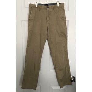 GapKHAKIS 97% Cotton 3% Elastane Straight Stretch Khaki Dress Pants 30 x 30